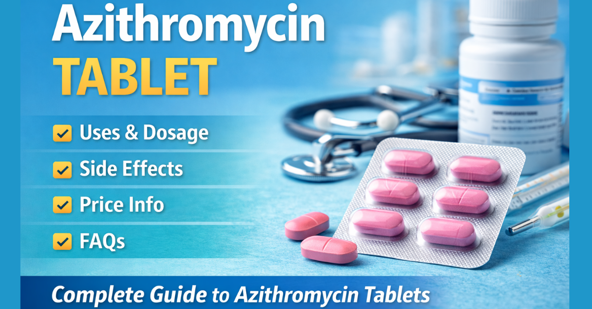 Azithromycin Tablet Uses, Dosage, Side Effects, Price, FAQs & Alternatives