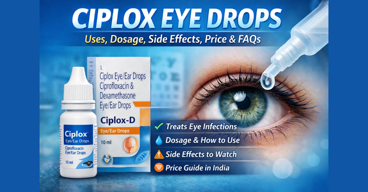 Ciplox Eye Drops — Uses, Dosage, Side Effects, Price & FAQs