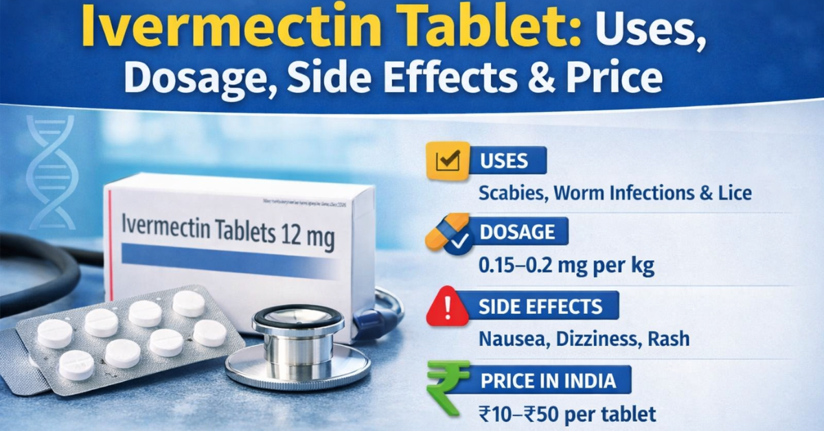Ivermectin Tablet Uses, Dosage, Side Effects, Price & FAQs