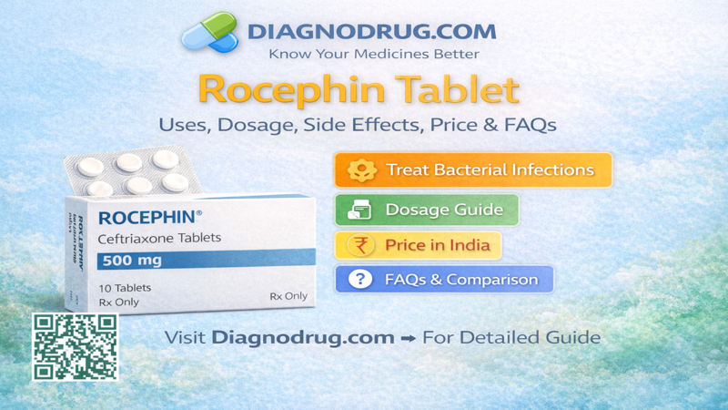 Rocephin Tablet — Uses, Dosage, Side Effects, Price, FAQs & Brand Comparison