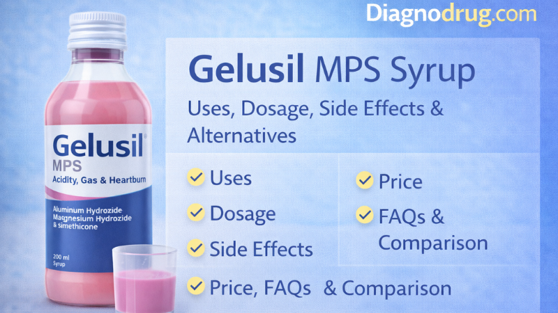 Gelusil MPS Syrup Uses, Dosage, Side Effects, Price, FAQs, Comparison & Alternatives