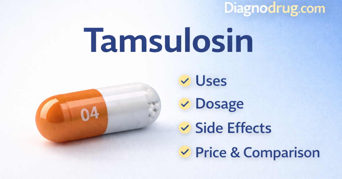Tamsulosin — Uses, Dosage, Side Effects, Price, FAQs & Comparison