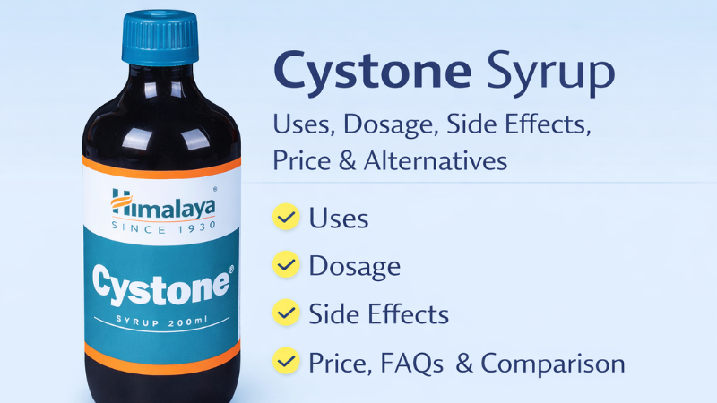 Cystone Syrup Uses, Dosage, Side Effects, Price, FAQs, Comparison & Alternatives