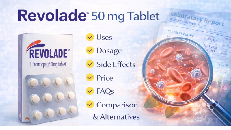 Revolade 50 mg Tablet – Uses, Dosage, Side Effects, Price, FAQs, Comparison & Alternatives