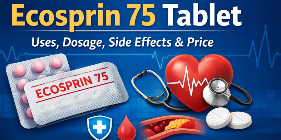 Ecosprin 75 Tablet Uses, Dose, Side Effects, Price & Alternatives