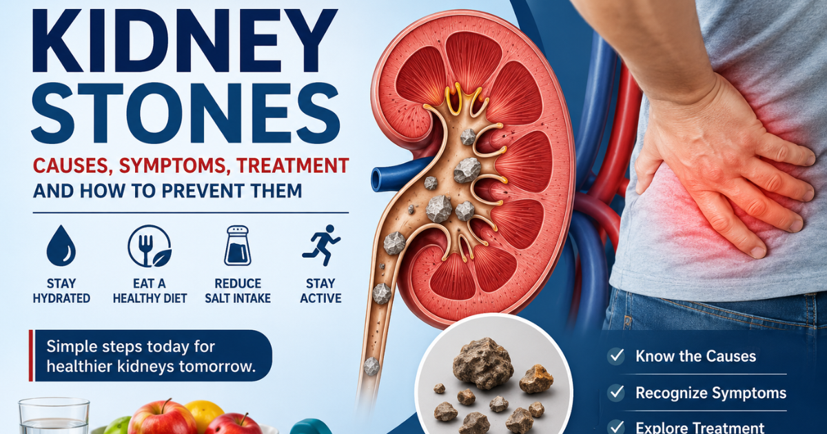 Kidney Stones: Causes, Symptoms, Treatment, and How to Prevent Them