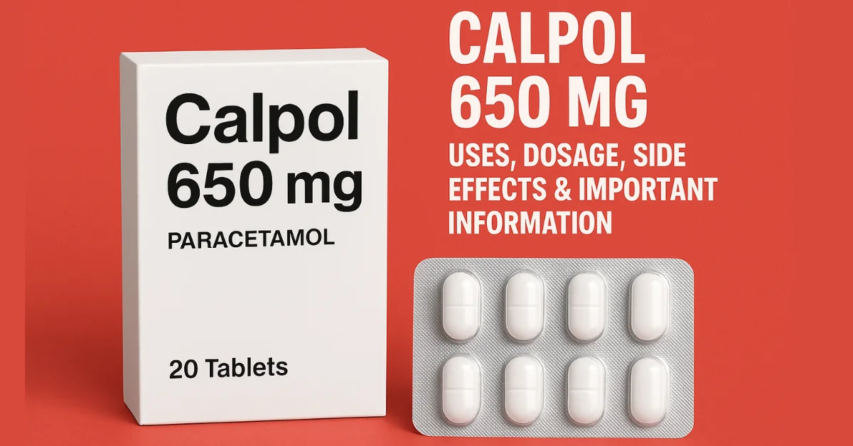 Calpol 650 mg – Uses, Dosage, Side Effects & Important Information