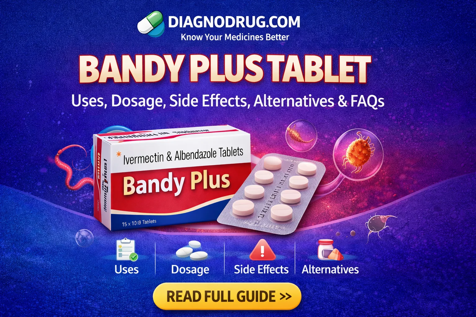 Bandy Plus Tablet Uses, Dosage, Side Effects, Alternatives with FAQs