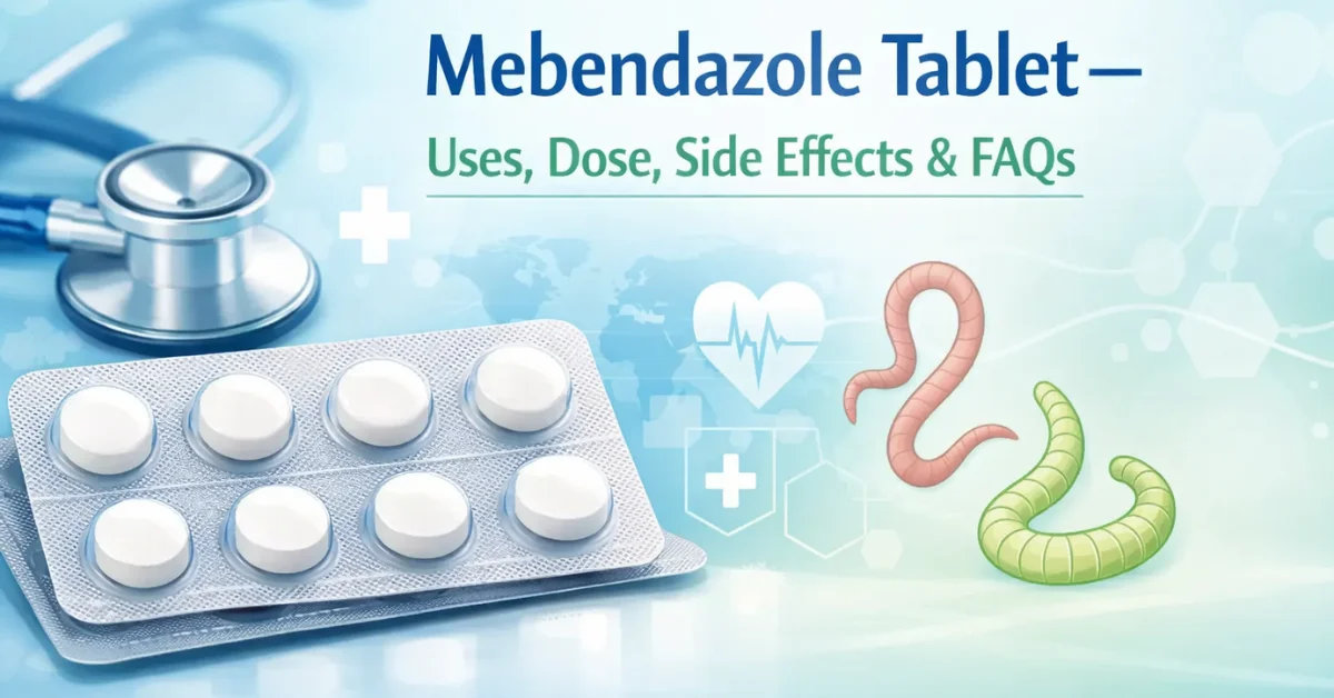 Mebendazole Tablet Uses Dosage Side Effects Price and FAQs