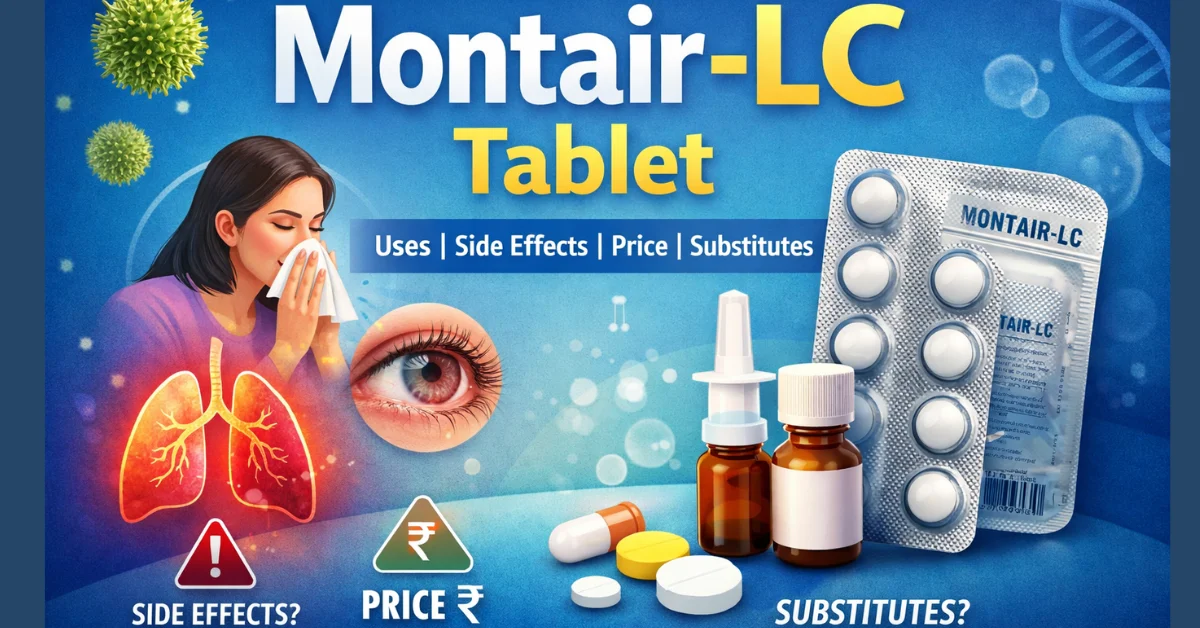 Montair LC Tablet Uses Side Effects Price Substitutes