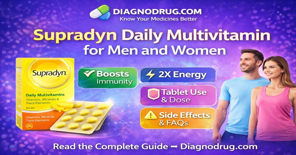 Supradyn Tablet Daily Multivitamin for Men and Women Daily Immunity and 2X Energy Tablet