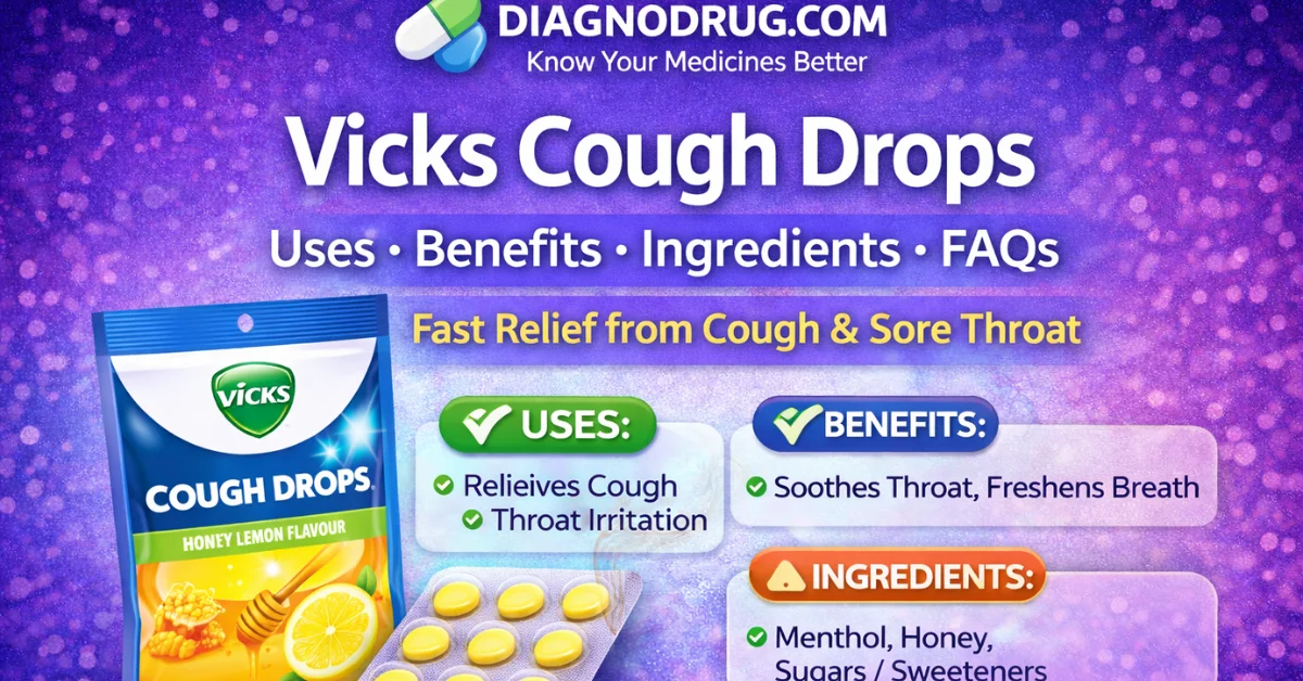 Vicks Cough Drops Uses, Benefits, Ingredients & FAQs