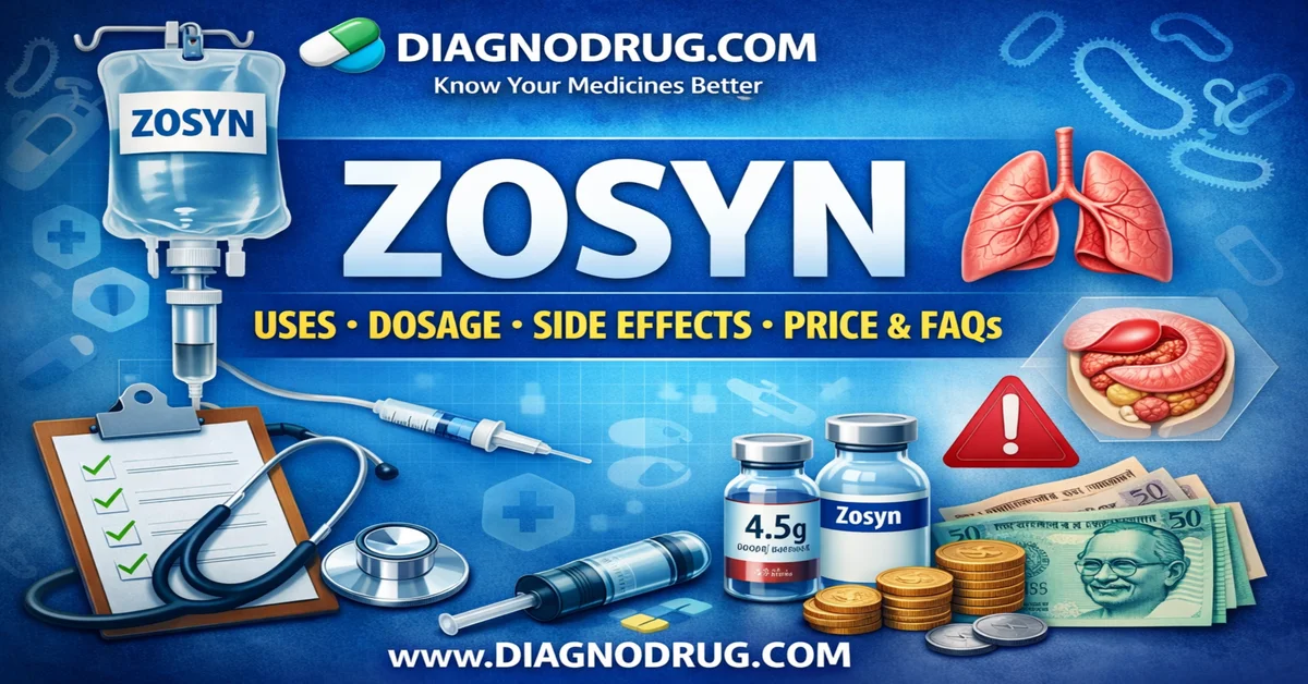 Zosyn Uses Dose Side Effects Price FAQs – Complete Guide