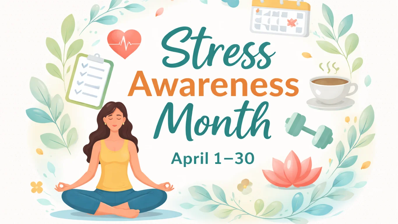 Stress Awareness Month (April 1–30) Understanding, Managing, and Reducing Stress