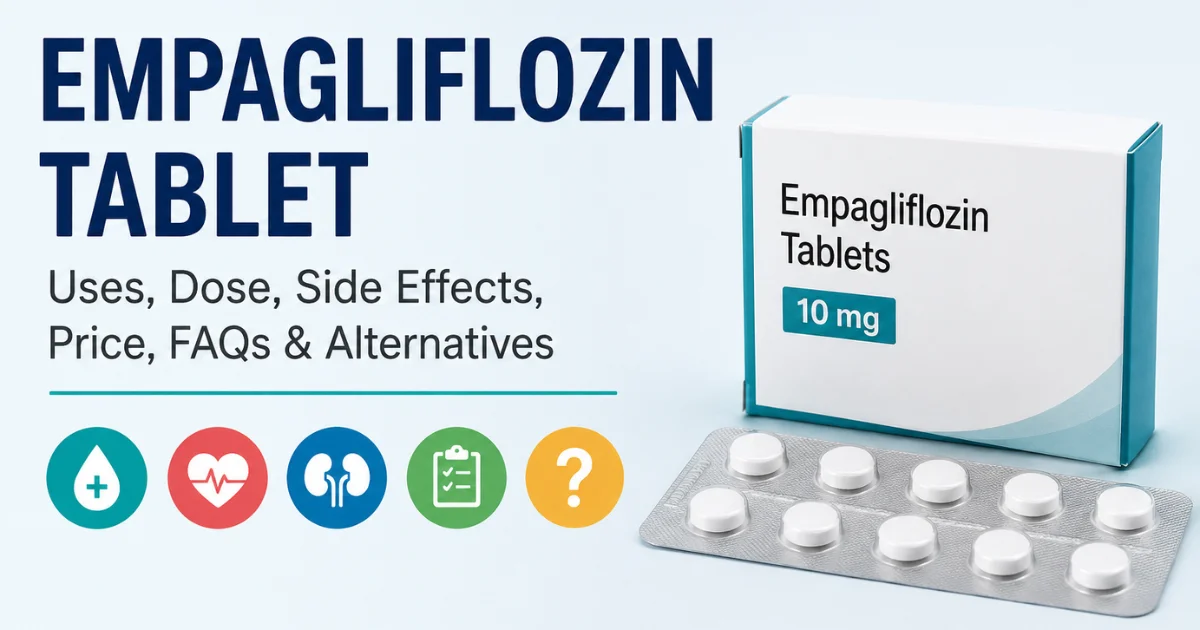 Empagliflozin Tablet Uses, Dose, Side Effects, Price, FAQs & Alternatives
